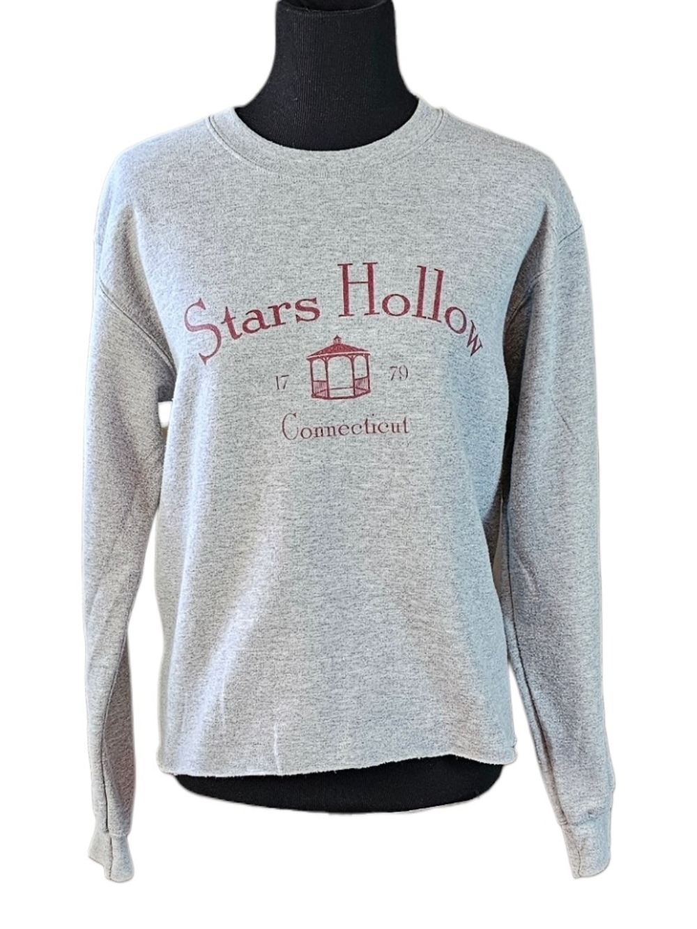 Stars Hollow Connecticut Graphic Sweatshirt Gray Size S